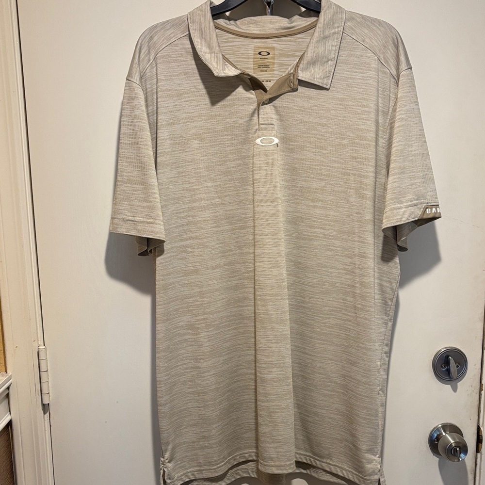 Oakley Beige Polo Shirt